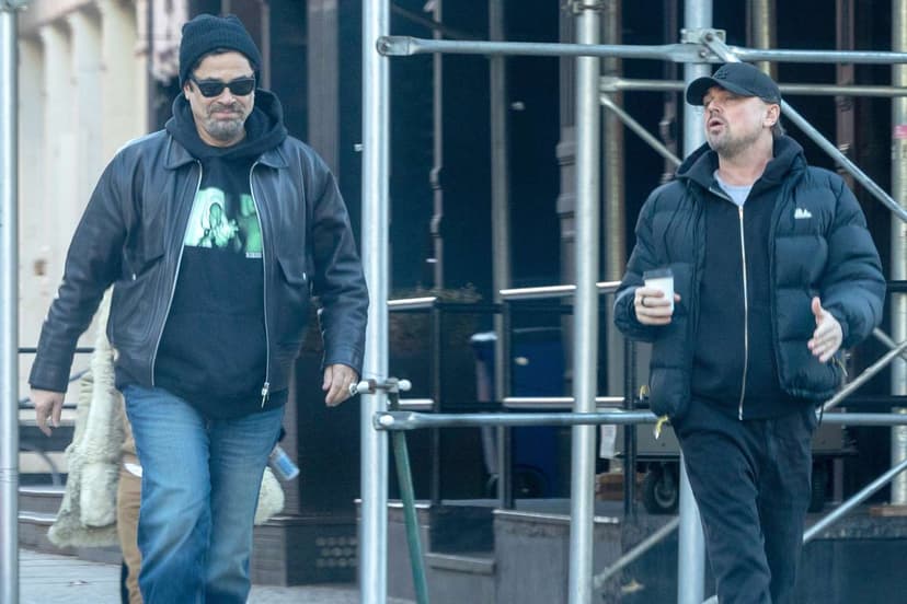 DiCaprio & Del Toro: Reunion Months After Oscar Win