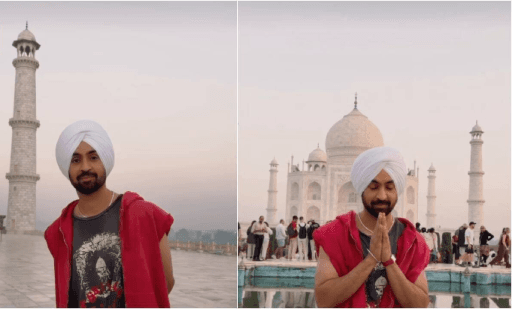 Diljit Dosanjh's Taj Mahal Surprise Visit