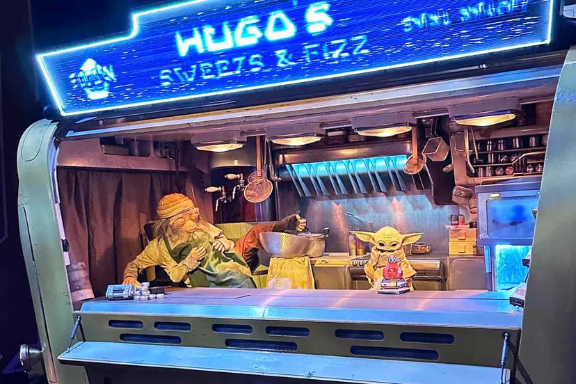 Grogu & Marty Scorsese's Cart at D23!