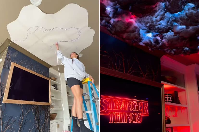 Stranger Things Living Room: DIY Magic!