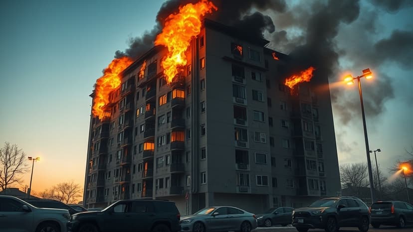 Dnipro Ablaze: Russian Attack Injures Seven