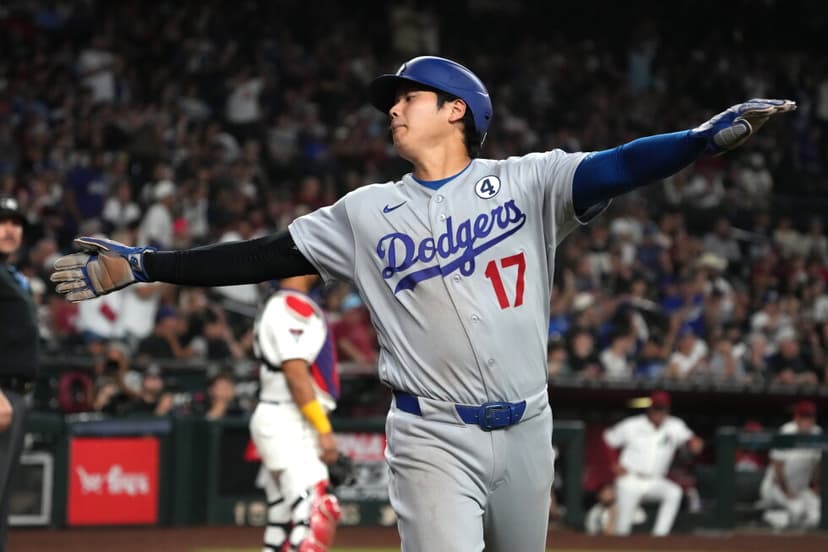 Ohtani's Bat Fuels Dodgers Past D-backs 6-5