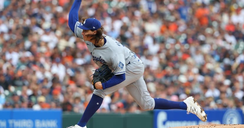 Glasnow Dominates as Dodgers Shut Down Tigers 6-1