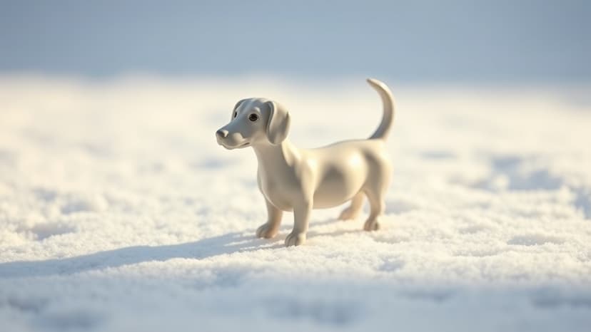 Dog Freezes: Snow Boots Cause Hilarious Protest