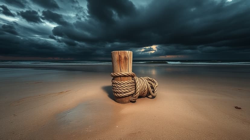 Tide Traps Dog Walkers on Sandbank