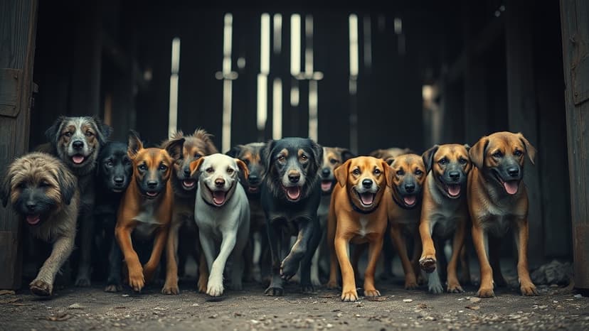 Dogs Rescued From Squalid Conditions Find Hope