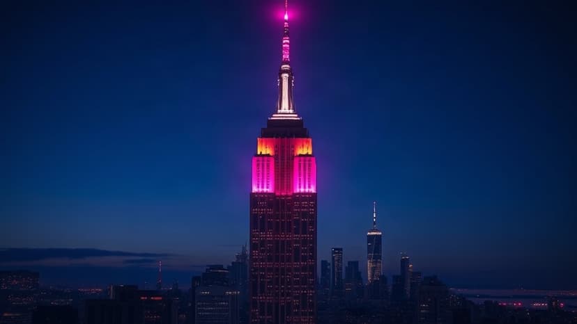 Empire State Building honors Dolly Parton with pink glow