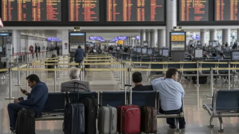 International Travel Booms as Domestic Flights Dip