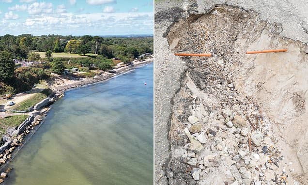 Dorset Beach Becomes Rubbish Tip After Sea Defences Removed
