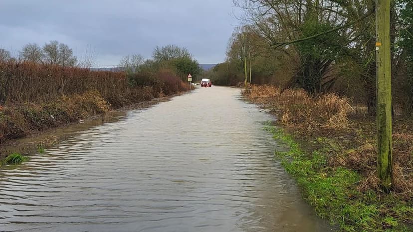 Flooding Threatens Dorset Coastline