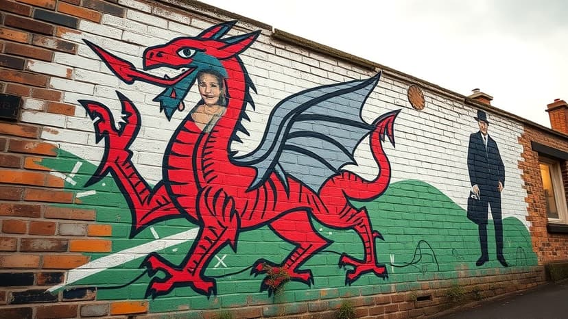 Surprise Mural: Dot Cotton's Welsh Sanctuary