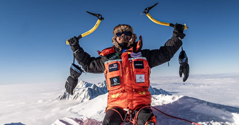 Double Amputee Conquers Seven Summits