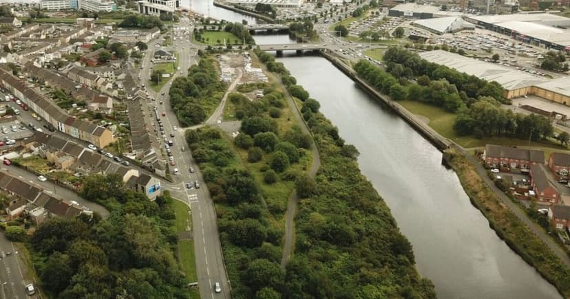 Emergency Crews Rush to Rescue Person from River Tawe in Swansea