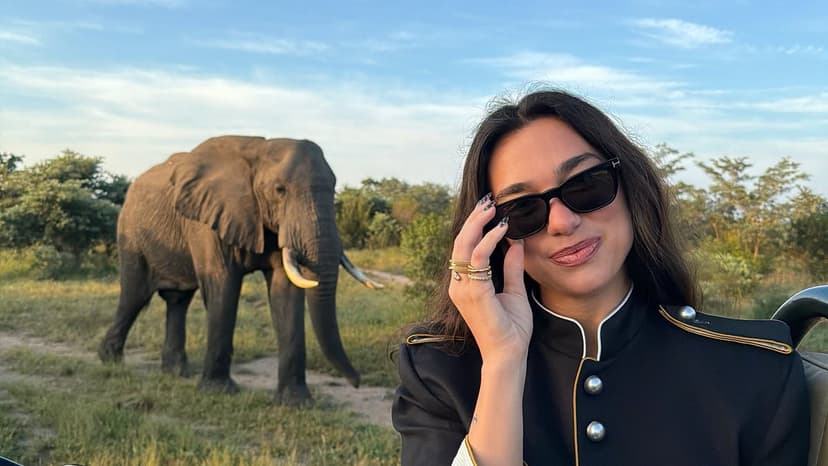 Dua Lipa's South African Safari Adventure!