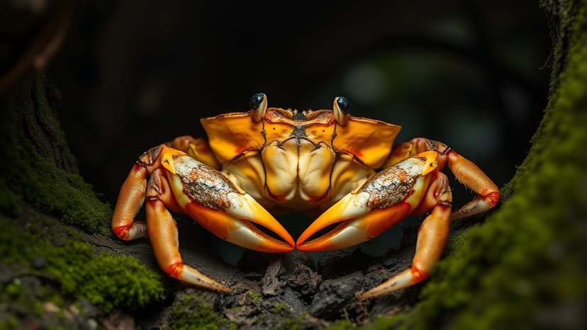 Nature's Glitch: Crab with Male and Female Halves Discovered