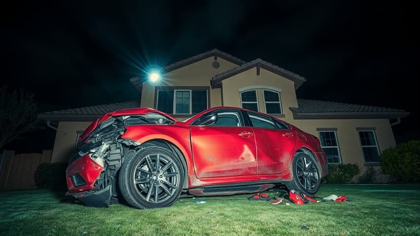 Drunk Driver Kills Two, Crashes Into Home