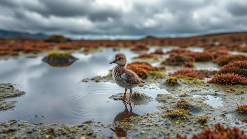 Dunlin Chicks Thrive in Restored Cumbrian Bog Habitats