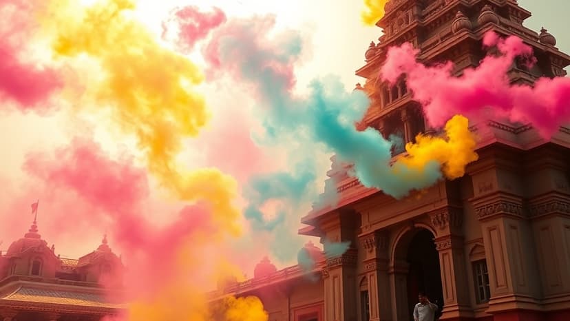 Dutch Tourists Dive into Puri Holi Festivities