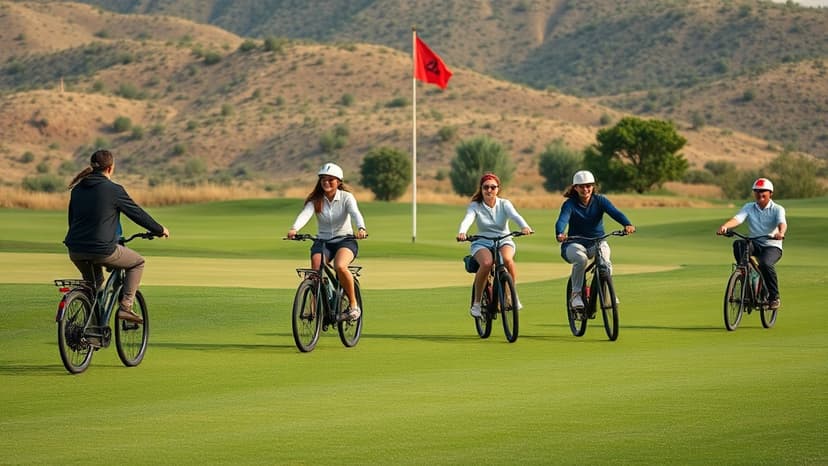 Ebike Swarms Invade Golf Courses and Streets