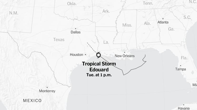 Edouard Forms: Texas Braces for Tropical Storm Impact