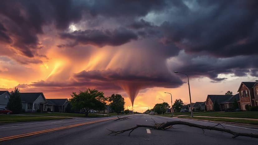 Marysville Hit by EF-0 Tornado!