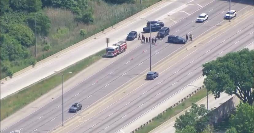Eisenhower Expressway Shut Down by Police Probe