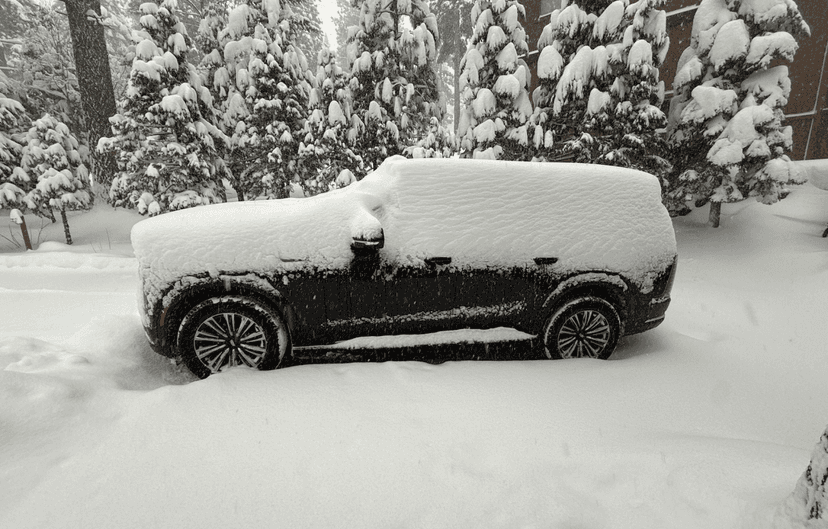Snowstorm Savior: Electric Escalade Wins Over Skeptic