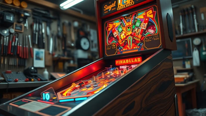 Eye Injury Sparks Electronic Pinball Business
