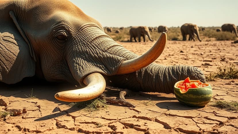 Elephant Dies After Jaw Blown Off by Explosive Bait