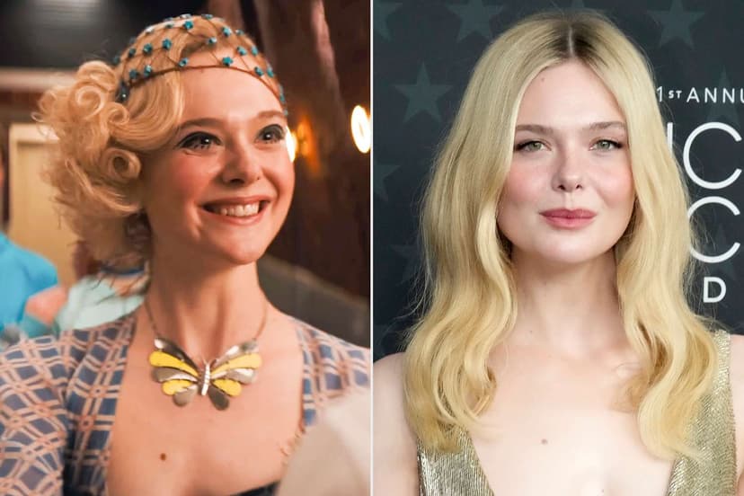 Elle Fanning's Effie Trinket Selfie Stash Revealed