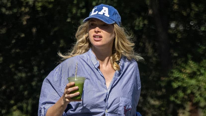 Pregnant Elsa Hosk Flaunts Baby Bump in LA