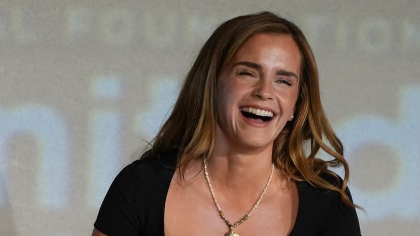 Emma Watson Stuns in Floral Bespoke Dress