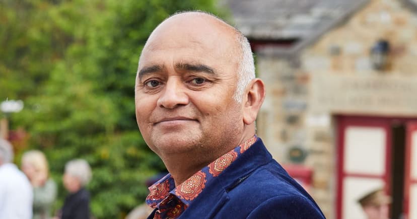 Bhasker Patel's Age Shocks Emmerdale Fans at 70
