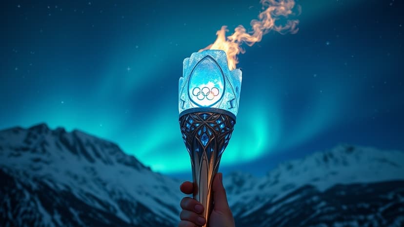 K-Pop Star Sunghoon Carries Olympic Flame