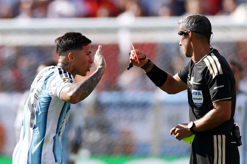 Fernandez Red Card Shocks World Cup Final