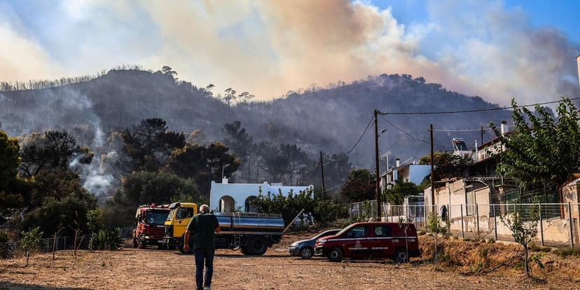 Europe Wildfires Rage: Belgium, Greece Blaze