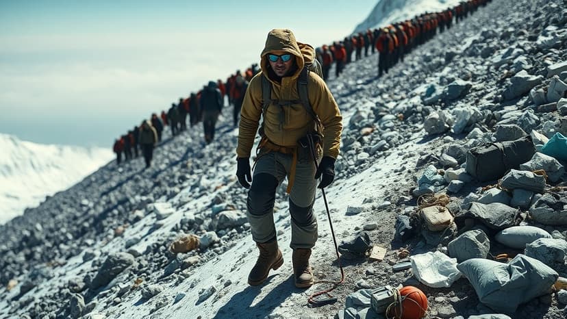 Everest Overwhelmed: Waste & Crowds Scar Sacred Peak