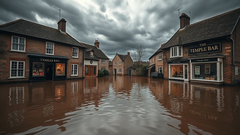 Ewyas Harold Flooded Again: Businesses Cut Off