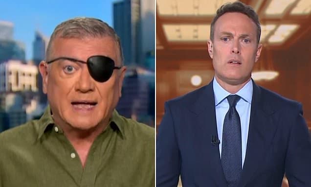 Showbiz Reporter Sports Eyepatch, Jokes About Blofeld Look
