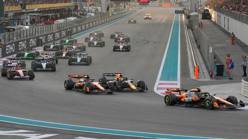 F1 Title Showdown: Norris, Verstappen, Piastri in Tight Abu Dhabi Race