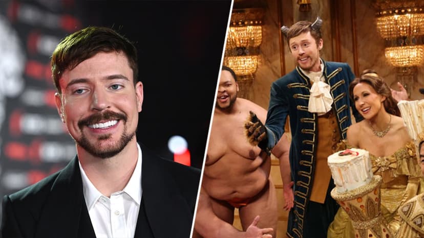 SNL Spoofs Disney's 'Beauty and the Beast' with YouTube Star Mr. Beast