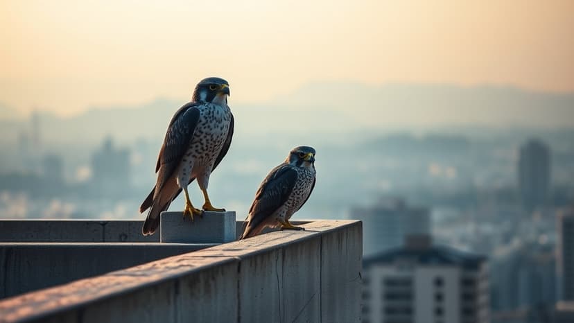 Falcons Nest on Skyscraper: A New Home in Margate
