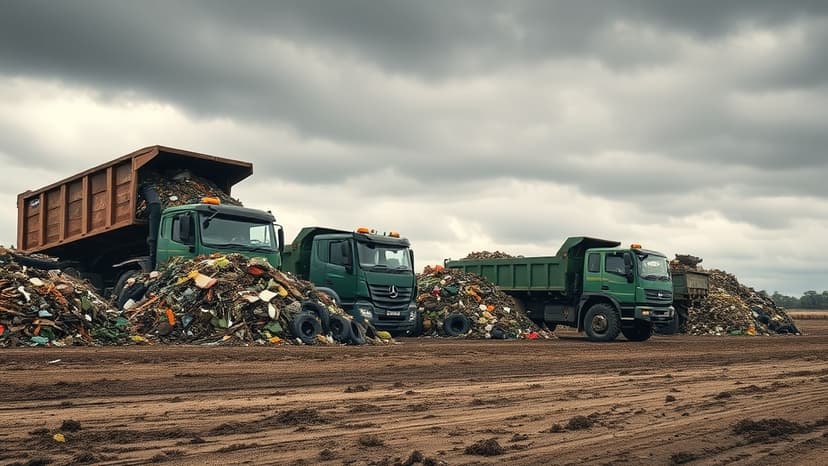Farmer's Fields Become Rubbish Dumps