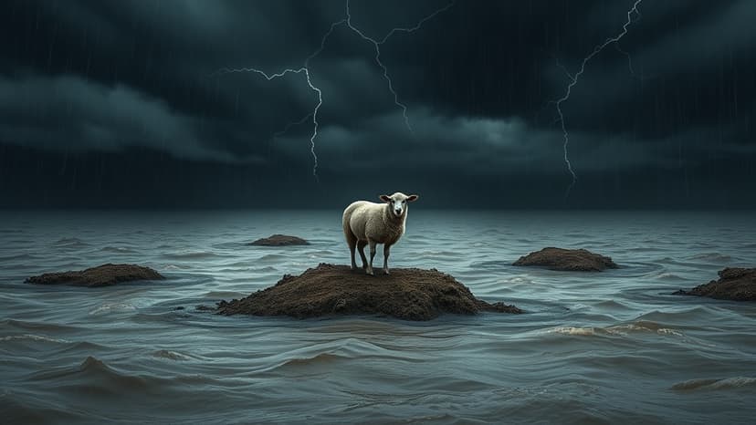 Animals Moved as "No Stopping" Floodwaters Engulf Farm