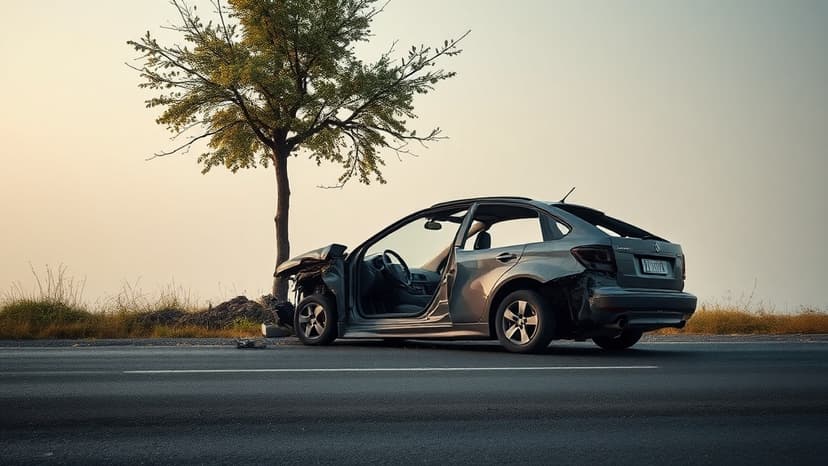 Young Driver Dead After A45 Tree Collision