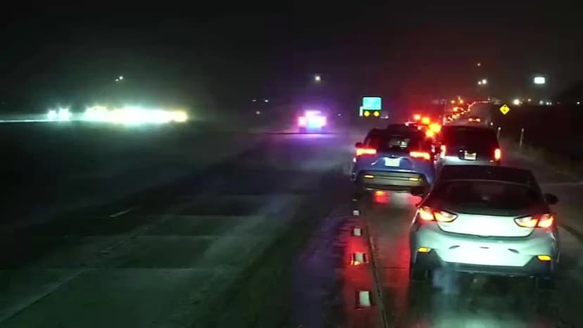 Icy Roads Trigger Deadly Multi-Vehicle Crash