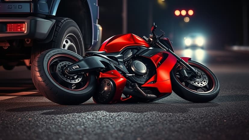 Motorcycle Rider Dead After Tragic Crash