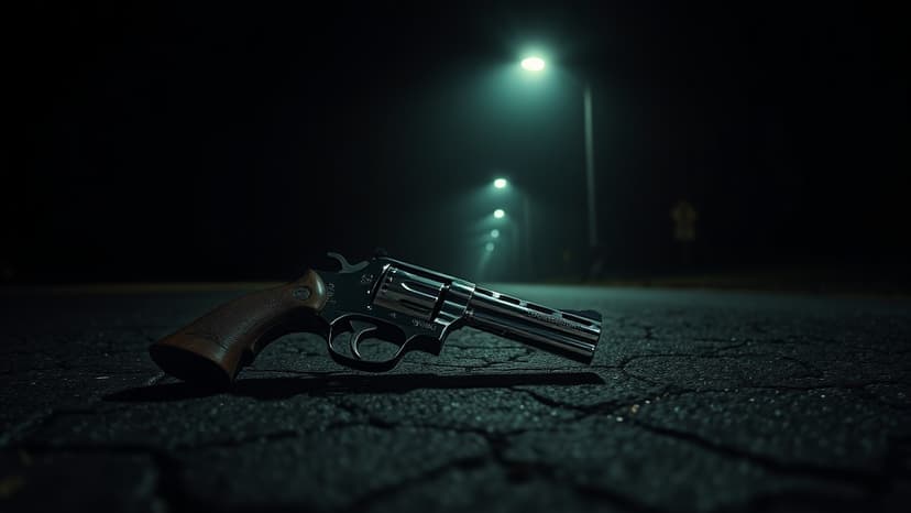 Gun Threat on Road: Father, Son Accused