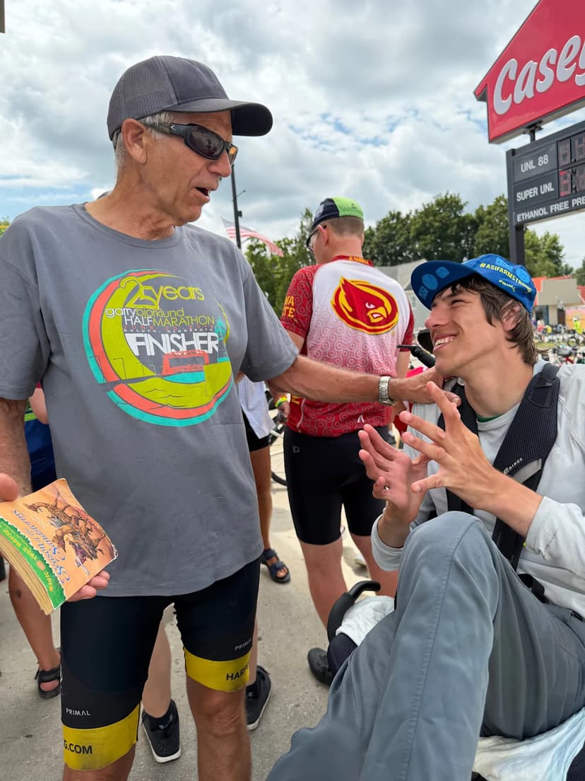 Father-Son Duo Conquer RAGBRAI on Tandem E-Bike