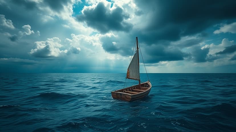 Father's perilous sea journey saves son's life